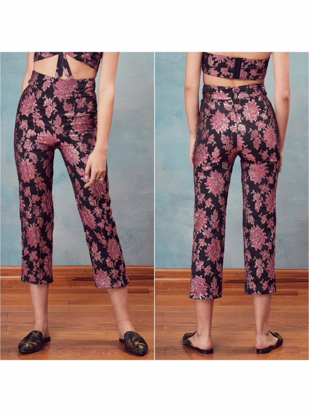 FOR LOVE & LEMONS LUELLA CIGARETTE PANT SZ MEDIUM - BNWT